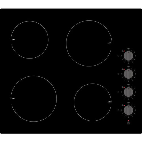 Teknix BITK6KNC Ceramic Hob With Knobs