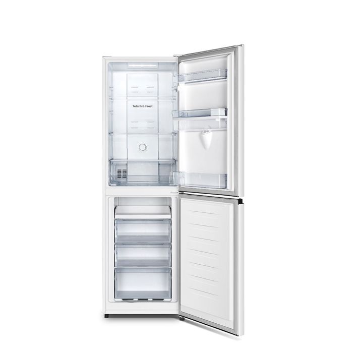 Teknix FFH1825WW - White Freestanding 50/50 Frost Free Fridge Freezer - F energy