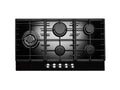 Teknix SCGH751B - Black 5 Zone Gas Hob