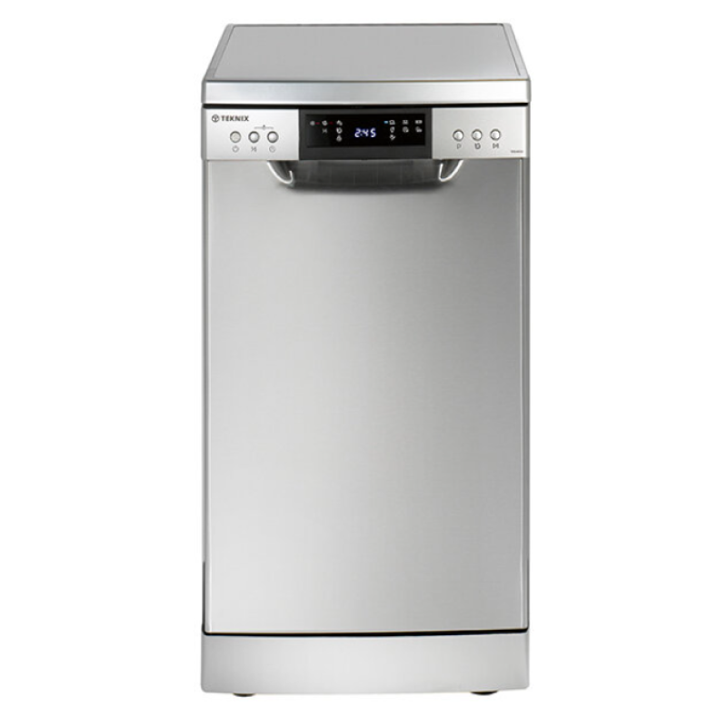 Teknix TFD455S - Stainless steel Freestanding Dishwasher - E energy