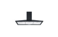 Teknix TKCH29B - Black Chimney Hood - 90cm Width - A Energy Rating