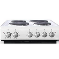 Teknix TKES54W - White 4 Zone Electric Single Oven - Manual cleaning - A energy