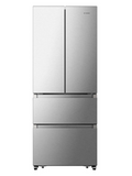 Teknix THFD17870X - Silver Freestanding American Frost Free Fridge Freezer - E energy