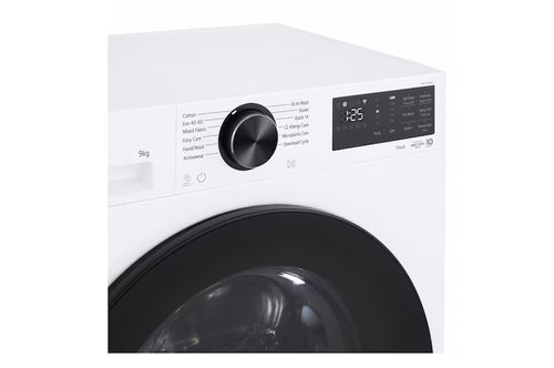 LG F2X50S9NLB - White 9KG Washing Machine - 1200RPM - A energy