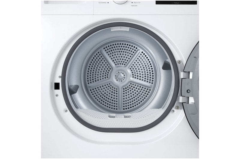 LG RHA1008NWK - White 8KG Heat Pump Tumble Dryer - D Energy