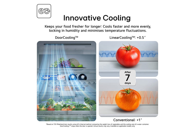 LG GBBSJ10EPY - Silver 333L Fridge Freezer - E Energy Rating