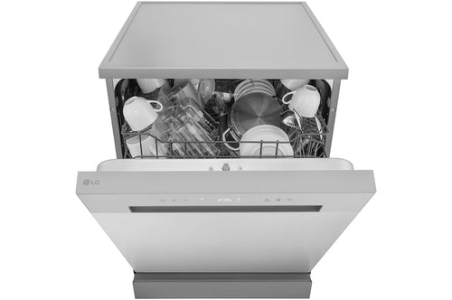 LG DF030FL - Silver 13 Place Setting Freestanding Dishwasher - 46 dBA - E Energy