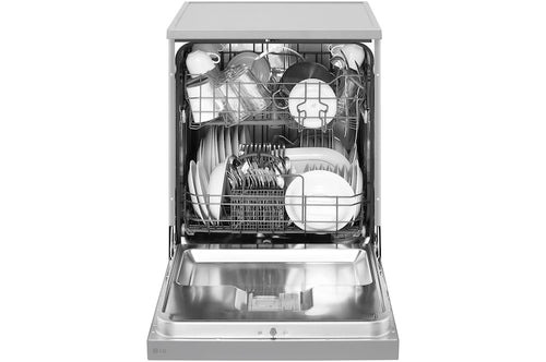 LG DF030FL - Silver 13 Place Setting Freestanding Dishwasher - 46 dBA - E Energy