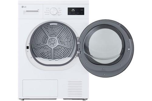 LG RHA1008NWK - White 8KG Heat Pump Tumble Dryer - D Energy