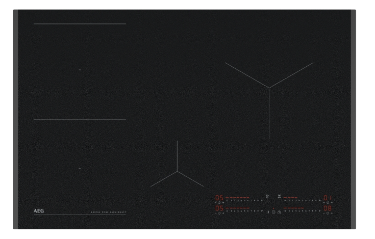 AEG TI84IB00FZ - Black 4 Zone Induction Hob