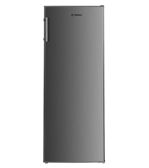 Teknix TL1435X - Silver Freestanding Fridge - F energy