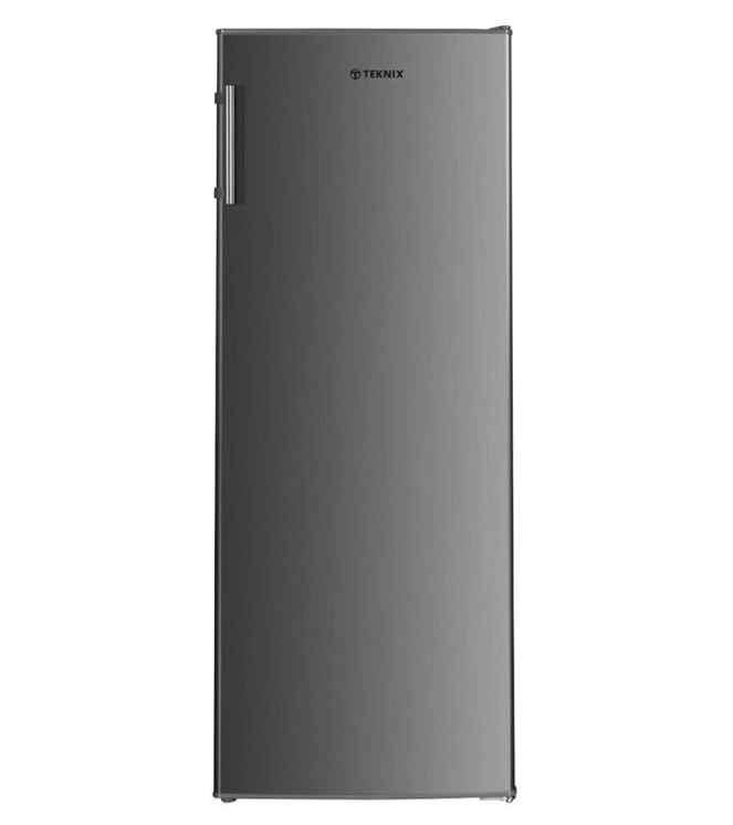 Teknix TL1435X - Silver Freestanding Fridge - F energy