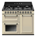 Smeg TR103P - Cream 6 Zone Dual Fuel Cooker - A/B energy