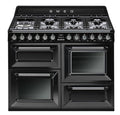 Smeg TR4110BL1 - Black 7 Zone Dual Fuel Cooker - A/A energy