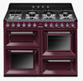 Smeg TR4110RW1 - Red 7 Zone Dual Fuel Cooker - A/A energy