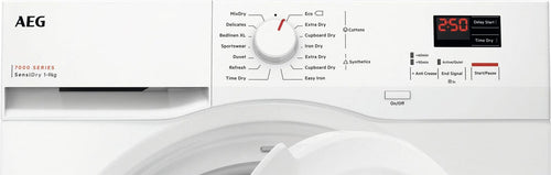 AEG TR709G0Z - White 9KG Heat Pump Tumble Dryer - A+++ Energy