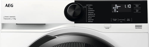 AEG TR729A4B - White 9KG Heat Pump Tumble Dryer - A+++ Energy Rating