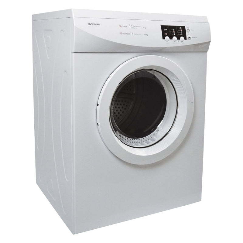 Statesman TVM07W - White 7KG Vented Dryer - C energy