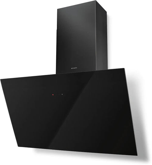 Faber TWEET-EG8-A80 - Black Glass 80cm Extractor Hood - Wall Mounted - C Rated