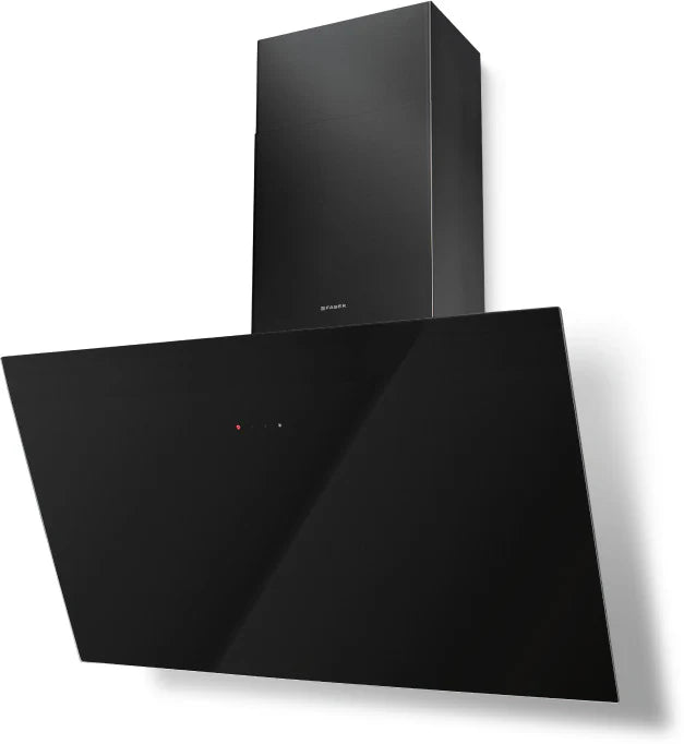 Faber TWEET-EG8-A80 - Black Glass 80cm Extractor Hood - Wall Mounted - C Rated
