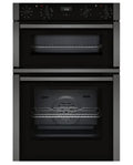 Neff U1ACE2HG0B - Graphite Built in Electric Double Oven - A energy