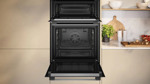 NEFF N50 U2ACH7AN7B - Stainless Steel Double Oven - Built-In Electric