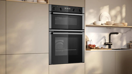 NEFF N50 U2ACH7AN7B - Stainless Steel Double Oven - Built-In Electric