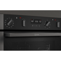 Neff U2ACM7HG0B - Graphite Built in Electric Double Oven - Pyrolytic cleaning - A energy