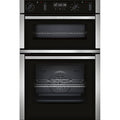 Neff U2ACM7HH0B - Stainless steel Built in Electric Double Oven - Pyrolytic cleaning - A/B energy