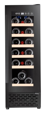 Cata UBBKWC30 - Black 18 Bottle Capacity Wine Cooler - F energy