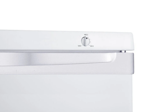 Teknix UC55F5W - White Undercounter Manual Defrost Freezer - Garage Safe - F energy- Display