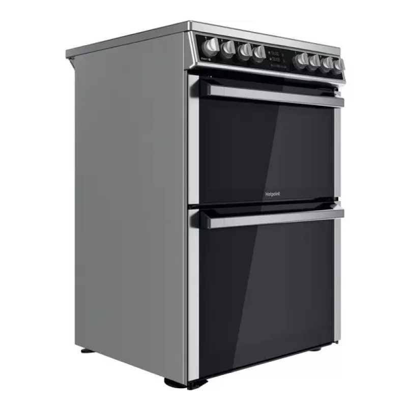 Hotpoint HDM67V8D2CX/UK - Stainless steel 4 Zone Electric Cooker - Catalytic cleaning - A energy