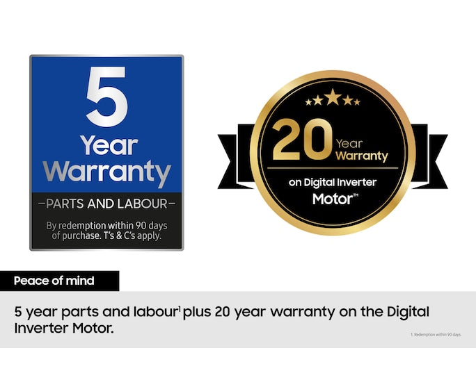 Samsung WW10FG5U34ABEU - Black 10KG Washing Machine - 1400 RPM - A energy