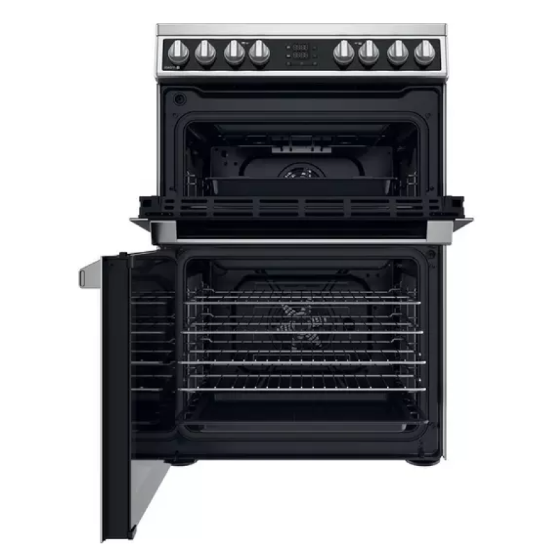 Hotpoint HDM67V8D2CX/UK - Stainless steel 4 Zone Electric Cooker - Catalytic cleaning - A energy