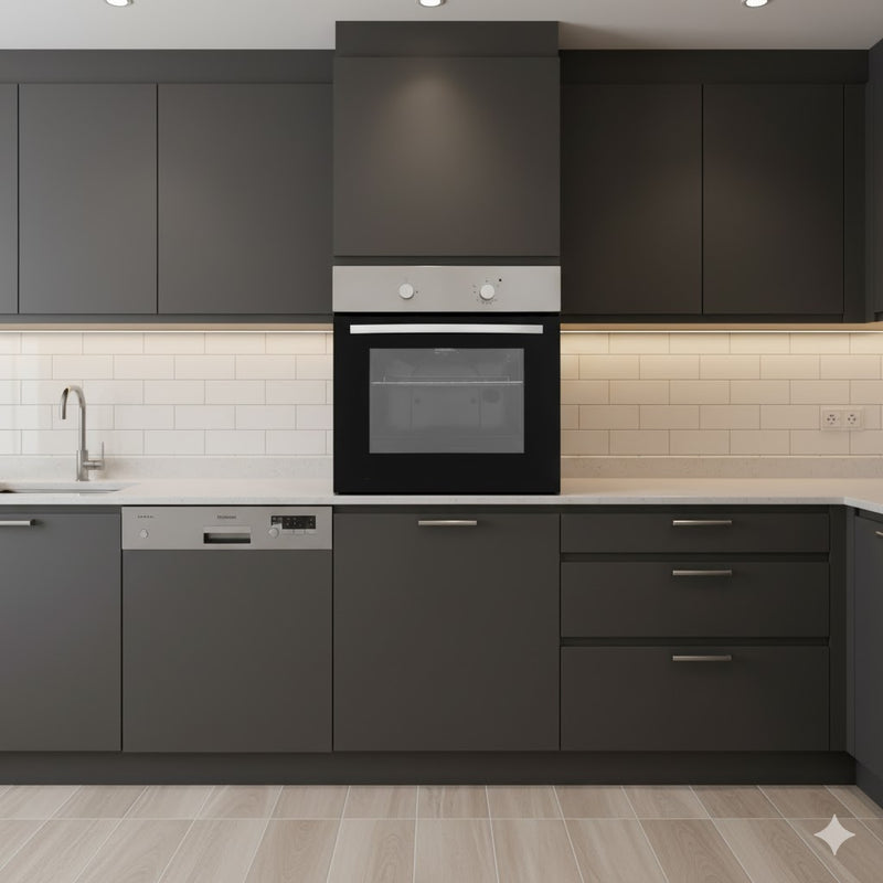 Cata UBGMMT60SS 60 Litre 3 Function Gas Oven and GAS Grill – Stainless Steel - A Rated