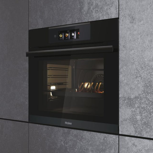 Haier HWO60SM6T5BH 70L built-in oven interior