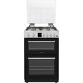 Teknix TKGD60X stainless steel double oven gas cooker full product view