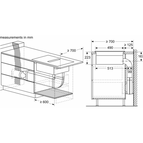 Neff V56NBS1L0 - Black 4 Zone Venting Hob