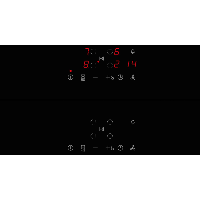 Neff V56NBS1L0 - Black 4 Zone Venting Hob