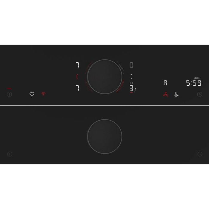 Neff V68AUX4C0 - Black 4 Zone Venting Hob - B energy