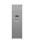 Beko CFG4582DS - Silver Freestanding 50/50 Frost Free Fridge Freezer - F energy