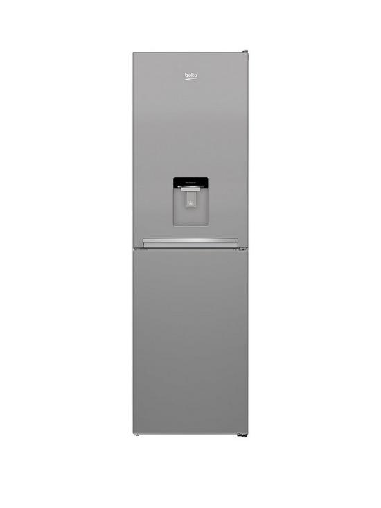 Beko CFG4582DS - Silver Freestanding 50/50 Frost Free Fridge Freezer - F energy