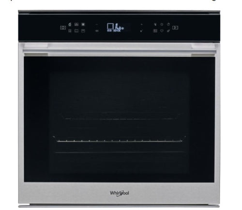 Whirlpool W7 OM4 4BPS1 P - Stainless steel Built in Electric Single Oven - Pyrolytic cleaning - A+ energy