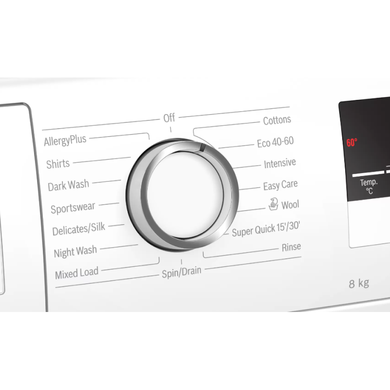 Bosch WAN28281GB - White Freestanding 8KG Washing Machine - 1400 RPM - C energy