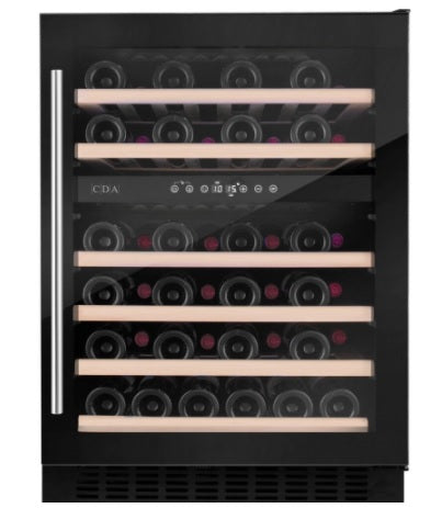 CDA CFWC604BL - Black 46 Bottle Capacity Wine Cooler - G energy