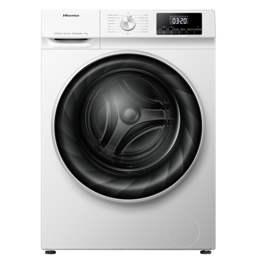 Hisense WFQP9014EVM - White 9KG Washing Machine - 1400 RPM - C energy