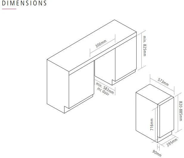 Caple Wi3125BS - Black Steel Wine Cooler - 19 Bottle Capacity - F Energy Rating