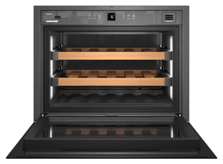 Liebherr WKEgb582 - Black 18 Bottle Capacity Wine Cooler - G energy