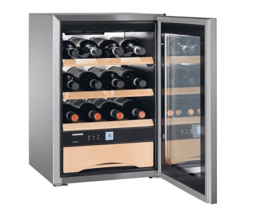 Liebherr WKes653 - Stainless steel 12 Bottle Capacity Wine Cooler - E energy