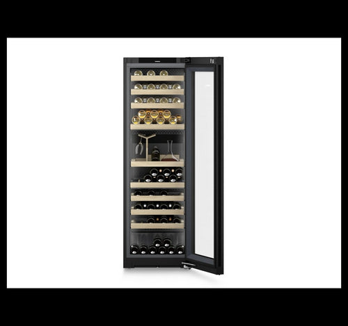 Liebherr WPgbi 5283 - Black 85 Bottle Wine Cooler - Multi-Temperature Zones - F Energy Rating